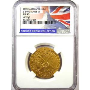1601年 スコットランド ジェームズ6世 金...の詳細画像4