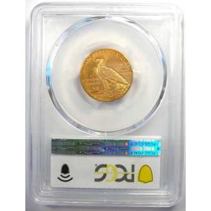 1908年インディアン金貨ハーフイーグル(5ド...の詳細画像2