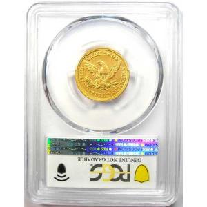 1860年Cミント リバティ金貨ハーフイーグル...の詳細画像2