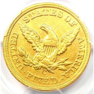 1860年Cミント リバティ金貨ハーフイーグル...の詳細画像3
