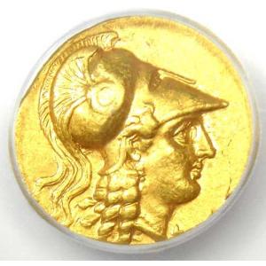 アレクサンドロス大王3世の金貨(マケドニア、紀...の詳細画像4