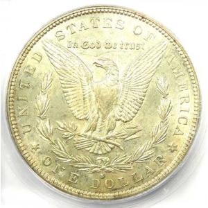 1884年Sミント モーガン銀貨 $1 - I...の詳細画像3