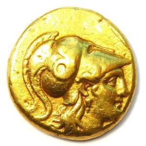 アレクサンドロス大王3世の金貨（マケドニア、紀元前336-323年） - NGC鑑定済みタグ付き