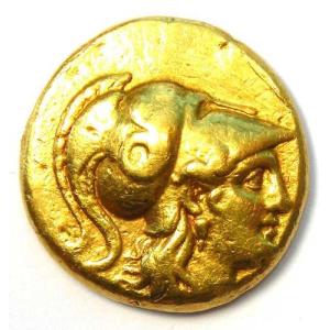 アレクサンドロス大王3世の金貨(マケドニア、紀...の詳細画像3