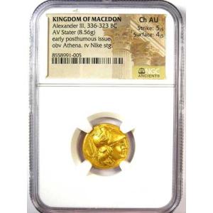 アレクサンドロス大王3世金貨AVスタテル 紀元...の詳細画像1