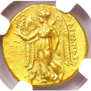 アレクサンドロス大王3世金貨AVスタテル 紀元...の詳細画像3