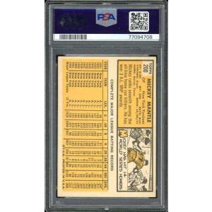 1963年 Topps ミッキー・マントル直筆...の詳細画像2