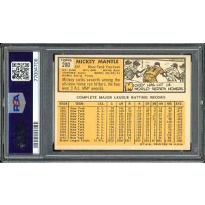 1963年 Topps ミッキー・マントル直筆...の詳細画像4