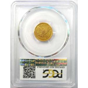 1842年 リバティ金貨(クォーターイーグル、...の詳細画像2