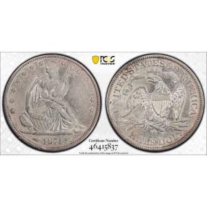 1874-CC 50セント 座像リバティハーフダラー PCGS VF 詳細 #46415837 カーソンシティ!