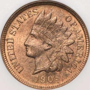 1909-S 1セント NGC RB インディ...の詳細画像1