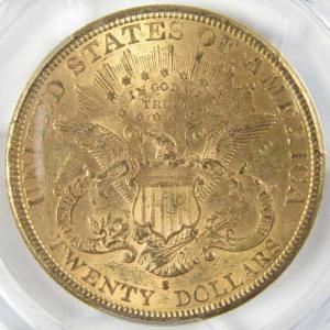 1877年Sミント リバティヘッド金貨 20ド...の詳細画像3