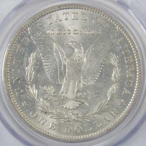 1886年 O モーガン銀貨 MS 63 PC...の詳細画像3