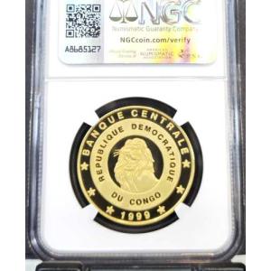 1999年 コンゴ 金貨 100フラン ドクタ...の詳細画像1
