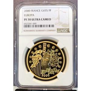 2000年 フランス 金貨 655.957フラ...の詳細画像3