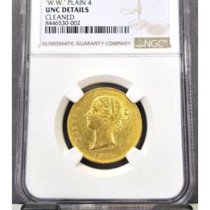 1841年 インド 金貨 1 モハール S&a...の詳細画像2