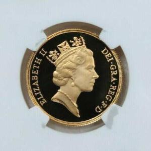1988年 イギリス 2ソブリン金貨 NGC ...の詳細画像1