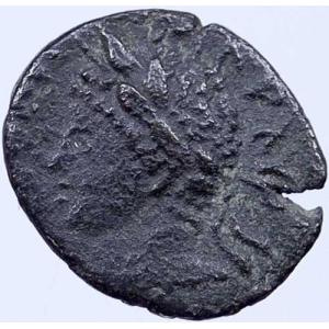 エラガバルス 218年 エデッサ 本物の古代ローマの古銭 テュケー i119013