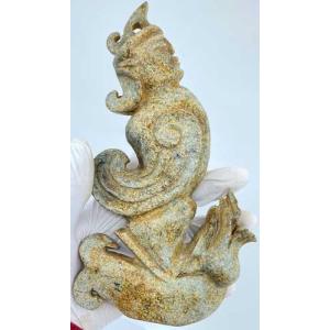 古代中国 紅山文化 玉人像 紀元前4700年〜...の詳細画像1