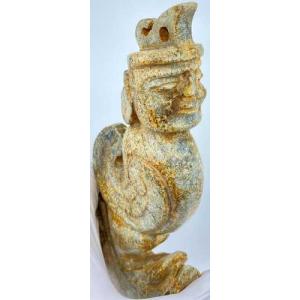 古代中国 紅山文化 玉人像 紀元前4700年〜...の詳細画像3