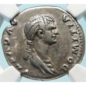 ドミティア（ドミティアヌス帝の妻）古代キストフロス帝時代のテトラドラクマ金貨　ヴィーナス NGC i83847
