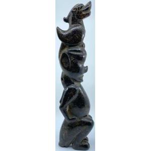 古代中国 紅山文化 玉人像 紀元前4700年〜...の詳細画像1