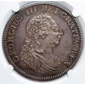1804年 イギリス ジョージ3世 銀貨 5シリング NGC i89600