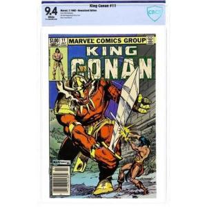 コナン・ザ・キング #11 CBCS 9.4 ニューススタンド版 1982年 21-24919FC-016