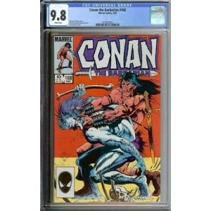コナン・ザ・バーバリアン #168 CGC 9.8 ホワイトページ // アルマンド・ギルによるカバーアート 1985年