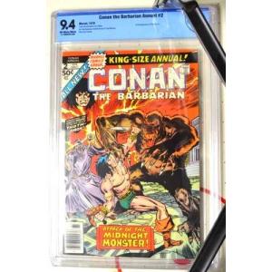 コナン・ザ・バーバリアン キングサイズ・アニュアル #2 CBCS 9.4!!!