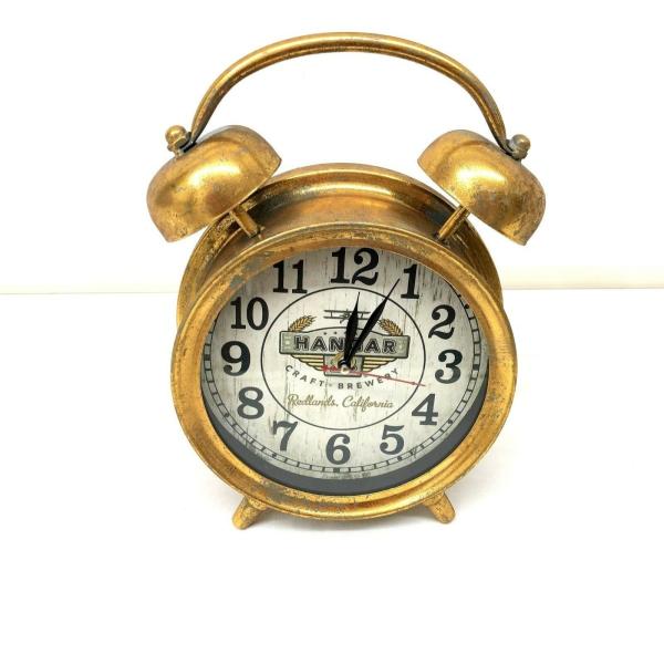 置き時計 unique golden clock with antique look for mod...