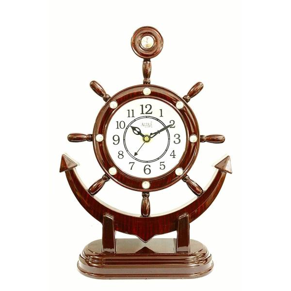 置き時計 Antique Look Analogue Table Clock for Home &amp; ...