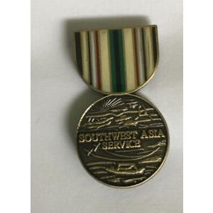 ピンバッジ SOUTHWEST ASIA SERVICE MEDAL - 1 1/8” Hat Pi...