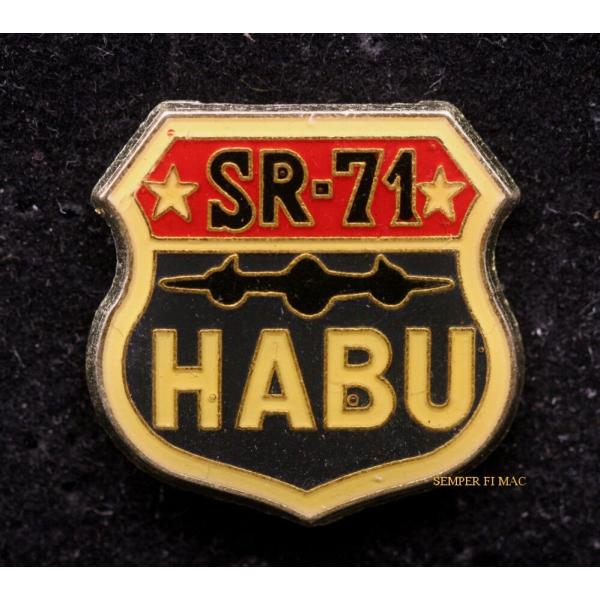 ピンバッジ SR-71 BLACKBIRD HABU AIR FORCE NASA PIN SKUN...