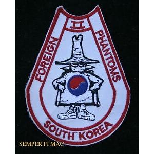 ピンバッジ 5&quot; SOUTH KOREA AIR FORCE KOREAN F-4 PHANTOM ...