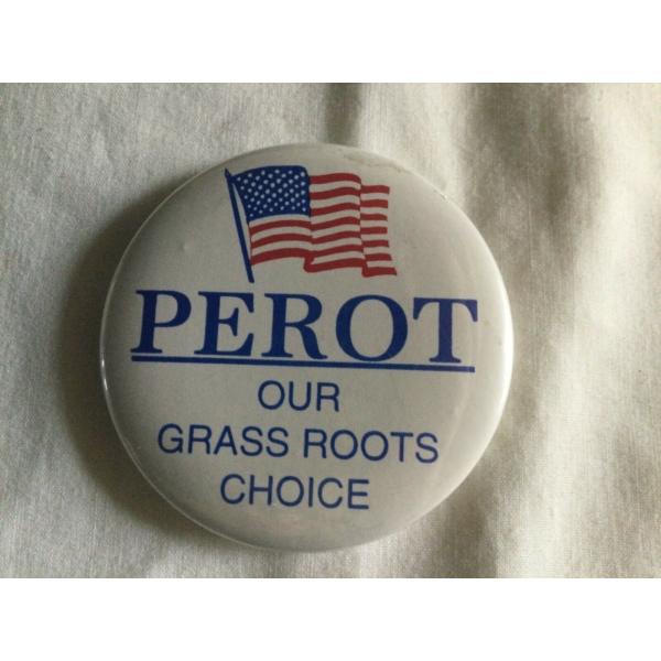 ピンバッジ Ross Perot 1992 Presidential Campaign Button...