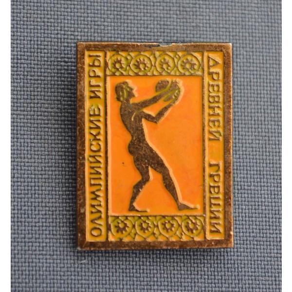 ピンバッジ discus thrower Olympic Games Ancient Greece ...