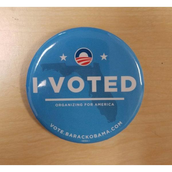 ピンバッジ Official 2012 Florida I Voted For President ...