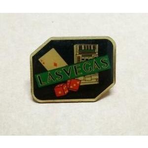 ピンバッジ USA Las Vegas Casino Playing Cards Dice Jack...