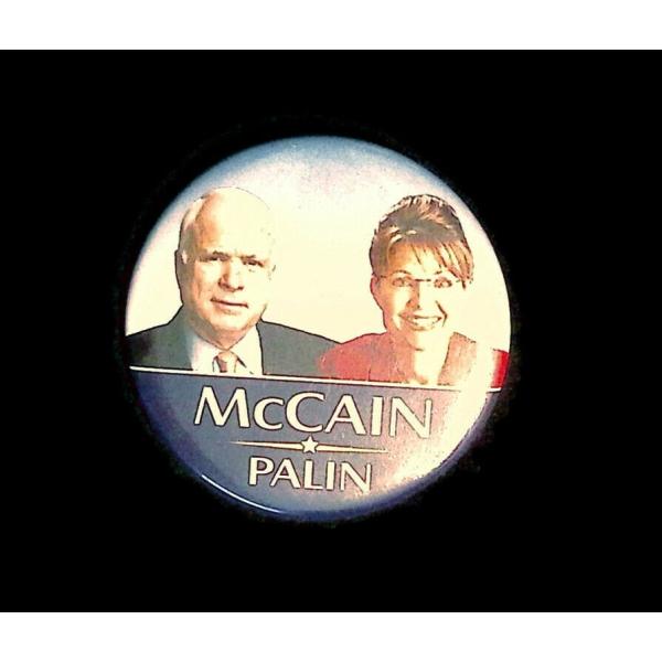 ピンバッジ McCain Palin Pin Button Political Collectibl...