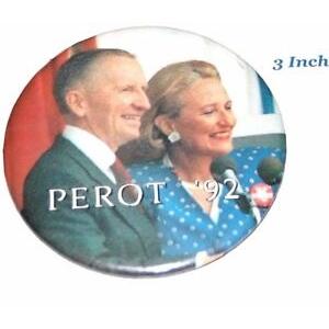 ピンバッジ 1992 ROSS PEROT MARGOT campaign pin pinback ...