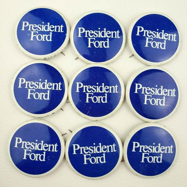 ピンバッジ Vtg Lot (9) President Gerald Ford Political ...