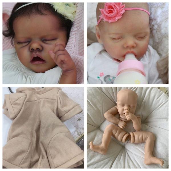 リボーンドールRebornBaby Doll Kits Lifelike Blank新生児人形セ