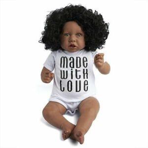リボーンドール Reborn Baby Doll Cool Afro African America...