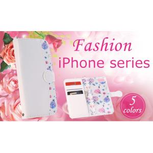 iPhone 14 手帳型 ケース 花柄 iP...の詳細画像1
