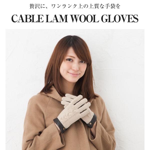 手袋 レディース 本革 スマホ対応 暖かい 防寒 あったかグッズ プレゼント 女性 ラムウール レザ...