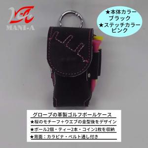 GANZO ゴルフボールケース 黒　新品未使用 GANZO ゴルフボールケース 黒 未使用