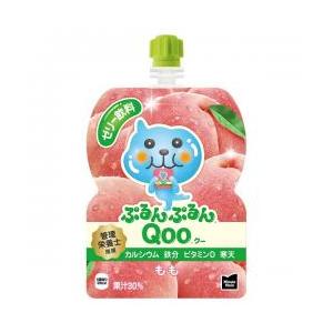 ミニッツメイドぷるんぷるんQoo もも 125gパウチ 6本入り｜glow-japan