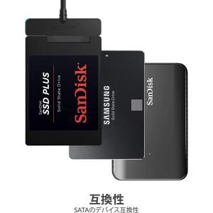 SABRENT SSDへのUSB変換アダプタ/...の詳細画像3