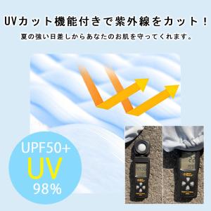 アームカバー UV 冷感 涼しい 紫外線 ロン...の詳細画像3